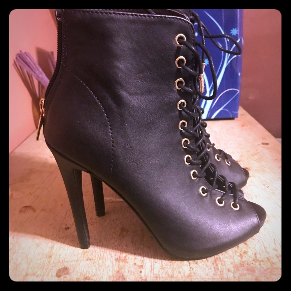 Peep Toe Booties